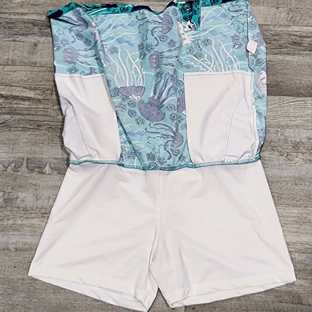 Katherine Way Skort Jellyfish Green/Blue Multicolor Golf Women's Size Large - Picture 5 of 8